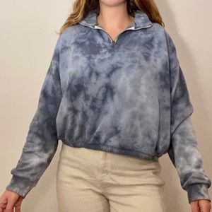 American Eagle Quarter Zip Sweatshirt